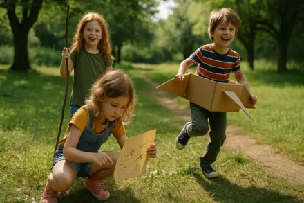 Mit Kindern draußen spielen – kreative Ideen für endlosen Spielspaß