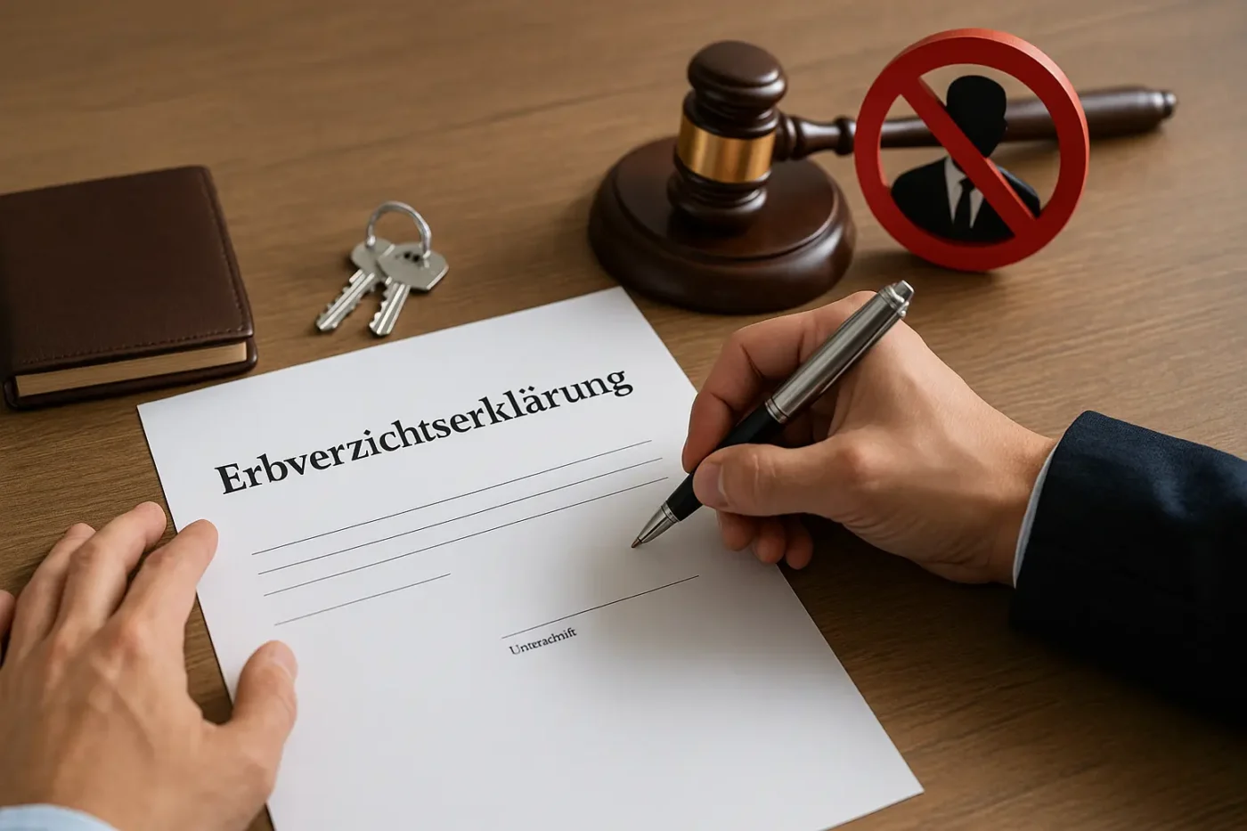 Erbverzichtserklärung ohne Notar – Rechtssicherheit und Voraussetzungen erklärt
