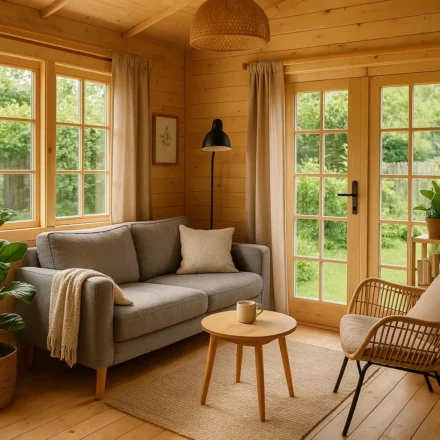 Gartenhaus gemütlich einrichten für maximalen Komfort und Stil
